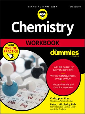 cover image of Chemistry Workbook For Dummies with Online Practice